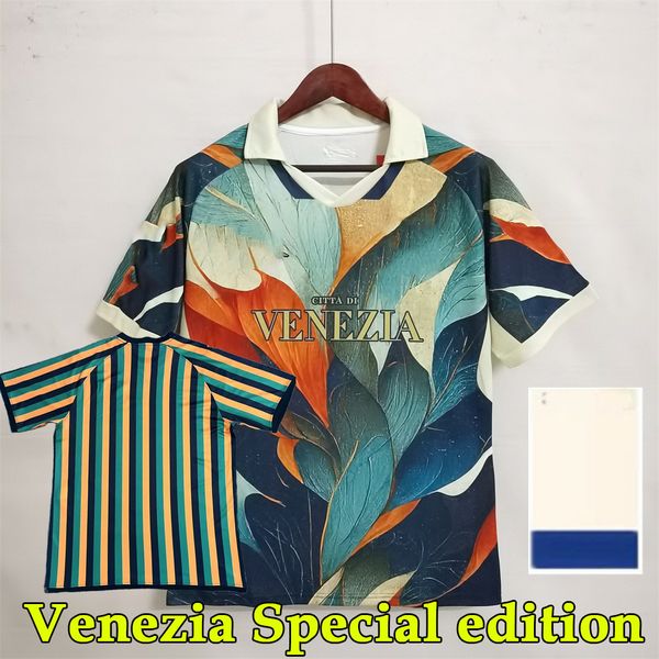 22 23 24 Maglia da calcio Venezia Edizione speciale nuova 2023 2024 magliette a manica corta magliette per uomo donna magliette moda uomo sciolto top manica LUNGA