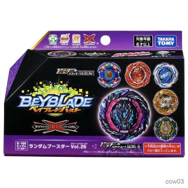 4d Beyblades Pesesale Оригинальный Takara Tomy Beyblade Burst B-186 Random Booster Vol.26 R230714