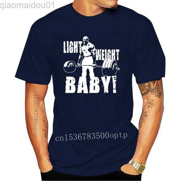 Мужские футболки новая легкая веса Baby Ronnie Ringer 2021 Круглая шея футболка для мужчин летняя мужская футболка хлопка хлопка дешевая забавная футболка L230713