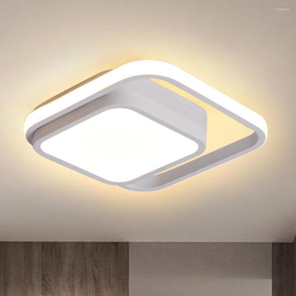 Plafoniere Lampada a LED moderna Faretto da incasso a superficie per interni Illuminazione semplice Risparmio energetico Protezione degli occhi per soggiorno Camera da letto