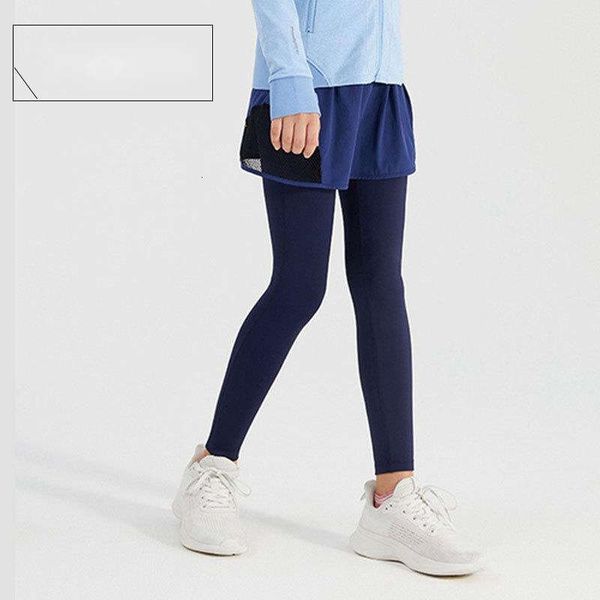 Ll meninas saia calças designer duas peças novo casaco esportivo de pelúcia casual versátil crianças quentes roupas yoga correndo fitness topo feminino