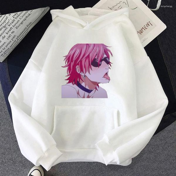 Erkek Hoodies Harajuku Anime Yarichin B Kulübü Ayato Yuri Kadın Komik Manga Kıyafetleri Moda Kış Artı Beden Cusual Erkekler#39; S Sweatshirt