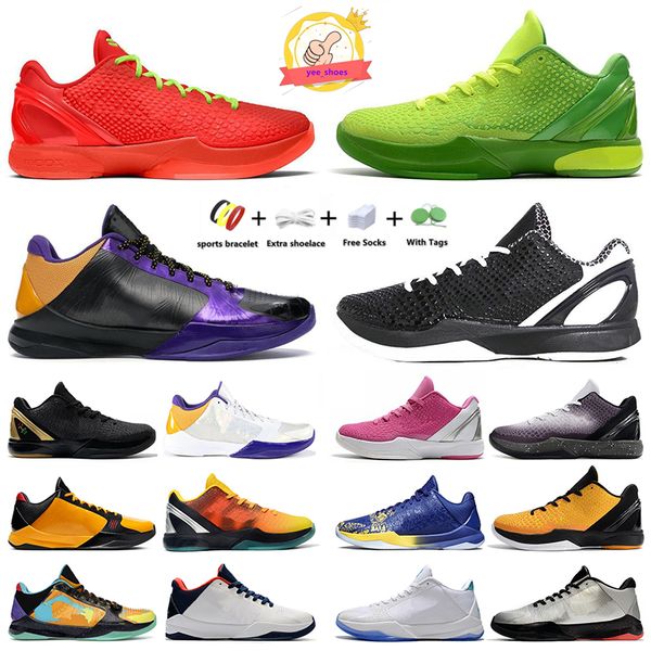 Protro 6s 6 Mens Basquete Sapatos Mambacita Reverse Grinch Bruce Lee Big Stage Chaos Tucke 5 Anéis Metálico Ouro Eybl Pense Rosa Homens