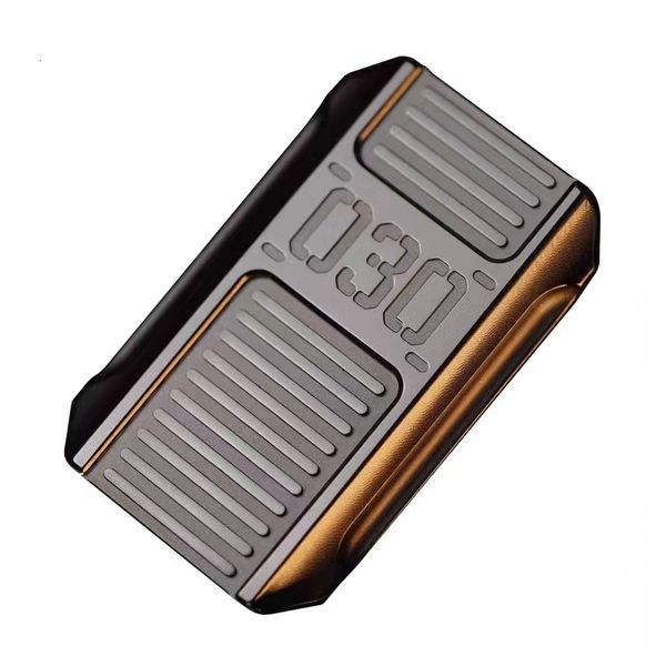 Декомпрессионная игрушка Wanwuedc Mini Shield Slider Slider нержавеющая сталь гиропончика EDC Fidget Gifts 230713