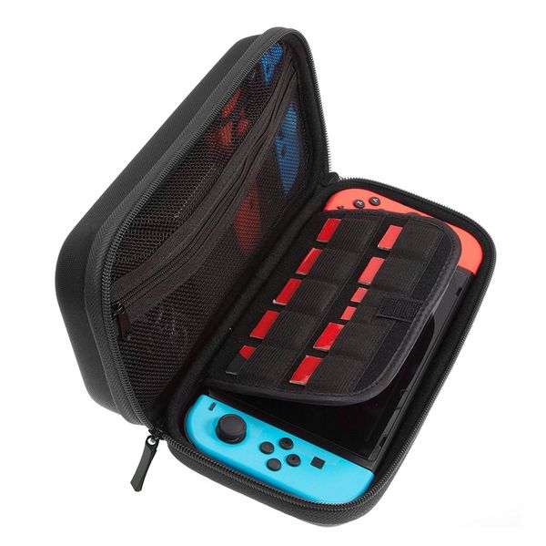 Set di custodie per il trasporto compatibili con Nintendo Switch Custodia rigida da viaggio Borsa da viaggio con custodia protettiva Custodia per carte da 20 slot per accessori per Nintendo Switch