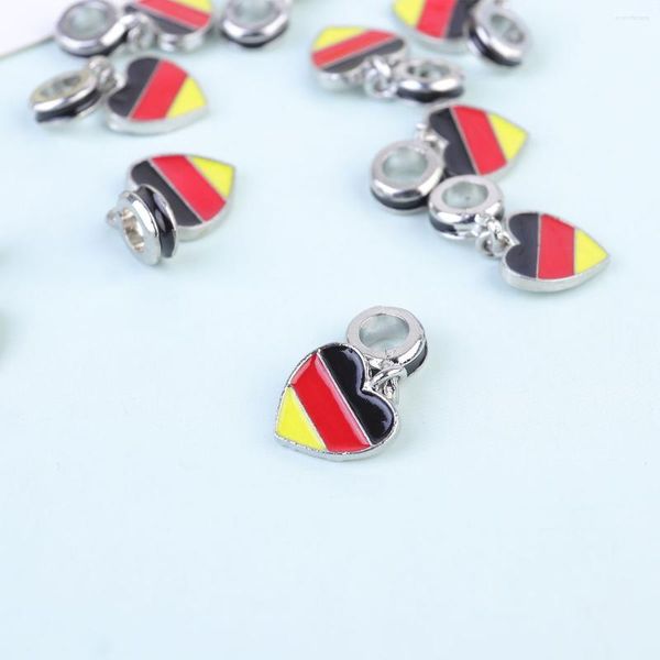 Очарование браслетов Германия Флаг очарования подвесной патриотический ювелирное украшение аксессуары модного браслета