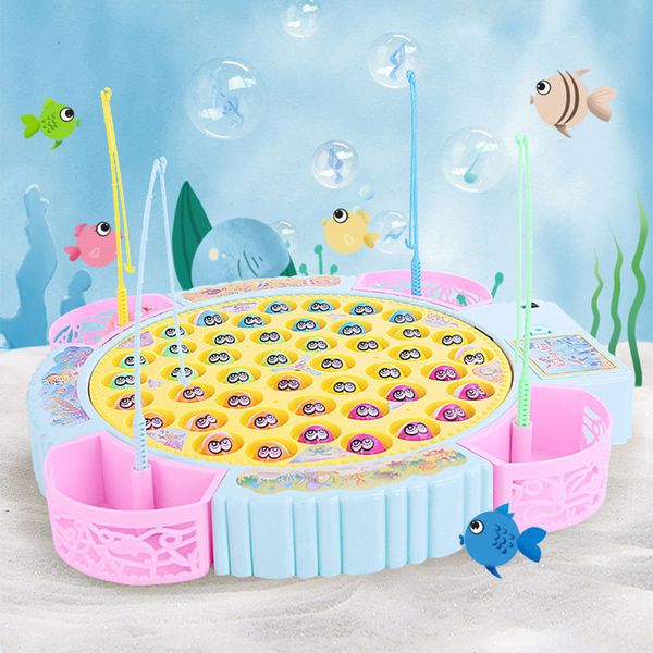 Песчаная игра вода Fun Fashion красочная детская игрушка -игрушка рыбацкие пластиковые магнитные рыбалки Set Game Kids Gifts для открытия 230713