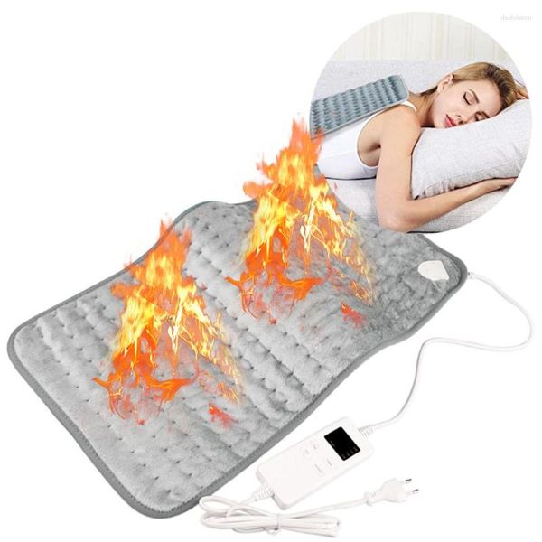 Tappeti Coperta elettrica lavabile in lavatrice Termostato Morbido peluche Campeggio Home Office Riscaldamento Viaggio portatile per divano letto Inverno caldo