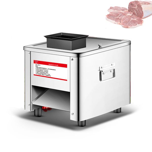 Cortador de Carne Cortador de Carne Elétrico Comercial Cortador de Legumes Máquina de Corte em Cubos 220V 850W