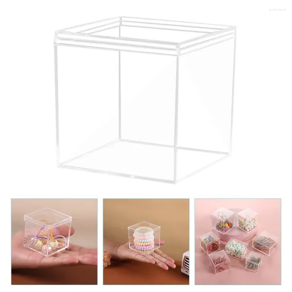 Geschenkverpakking 12 stuks Display Opbergdoos Plastic Kast Dozen Case Store Clear Candy Home Decor Cases Ps Trade Show