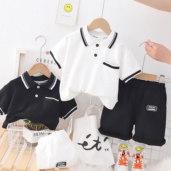 Set di abbigliamento per bambini abiti da bambino vestiti a maniche corte pantaloni 2 pezzi di cotone panda da bambina set di abbigliamento neonato