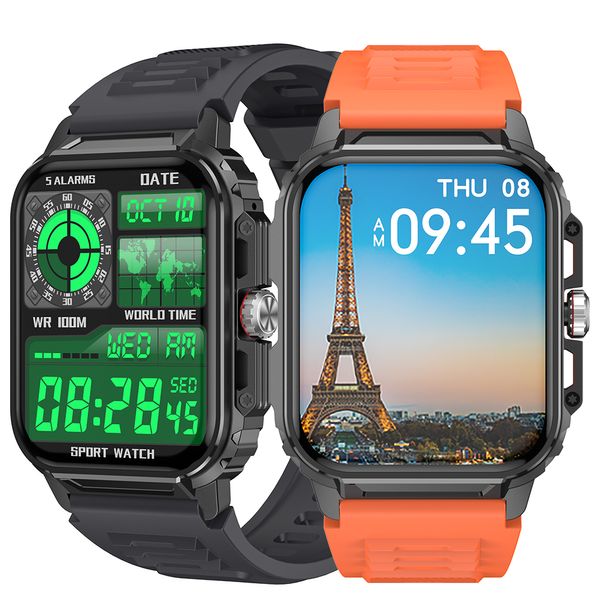 Y1 Smart Watch Fitness Tracker Smartwatch 1,85 polegadas Tela Grande Pulseira Esportiva Suporte para Chamadas Carregador Magnético Dispositivos Vestíveis para Homens Mulheres em Caixa de Varejo