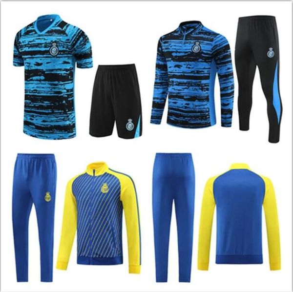 Mens Tracksuits 23 24 Al Nassr Futebol Treino Ronaldo Fc Treinamento Terno Cr7 Gonzalo Martinez Talisca Ghislain Konan Vincent Aboubakar Homens Crianças Futebol