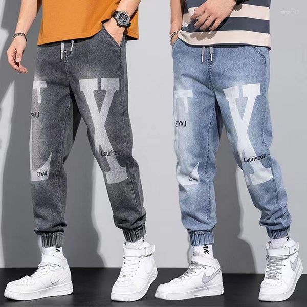 Männer Hosen Klassische Streetwear Casual Männer Bänder Harem Jogging Brief Männlich Slim Fit Frühling Multi-Taschen Frauen Hosen t22