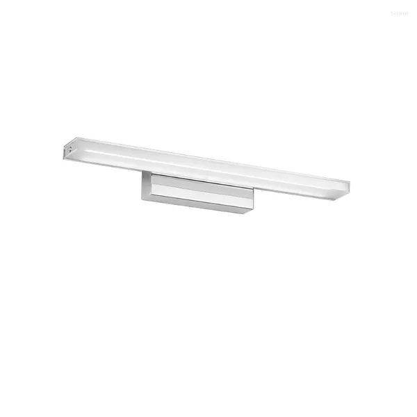 Lampada da parete da 12 W per specchio da trucco, impermeabile, per bagno, montaggio a LED, per interni, moderna, antiappannamento