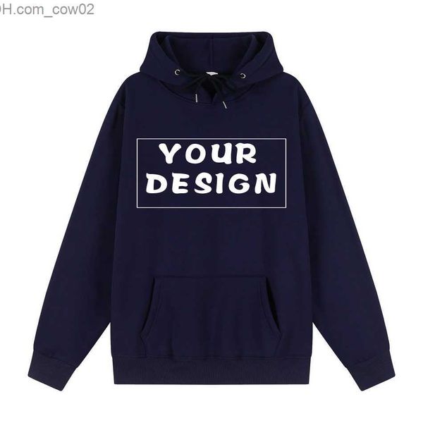 Erkek Hoodies Sweatshirts Erkek Çorap Stili Özel Hoodie DIY Metin Çift Arkadaş Aile Görüntü Giyim Özel Spor Giyim Kazak Boyutu S-3XL Z230719