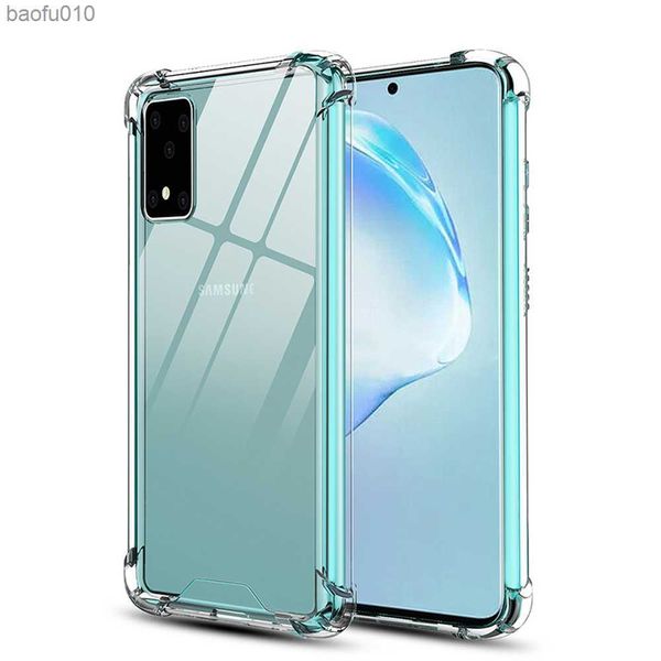 Shock -Resean Bumper Case для Samsung Galaxy S20 Ultra S10E S10 Lite S9 S8 Plus аксессуары для мобильных телефонов Силиконовые корпусы L230619