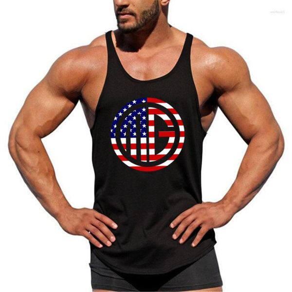 Herren Tank Tops Musculation!2023 Fitnessstudios Weste Bodybuilding Kleidung und Fitness Männer Unterhemd Shirt XXL