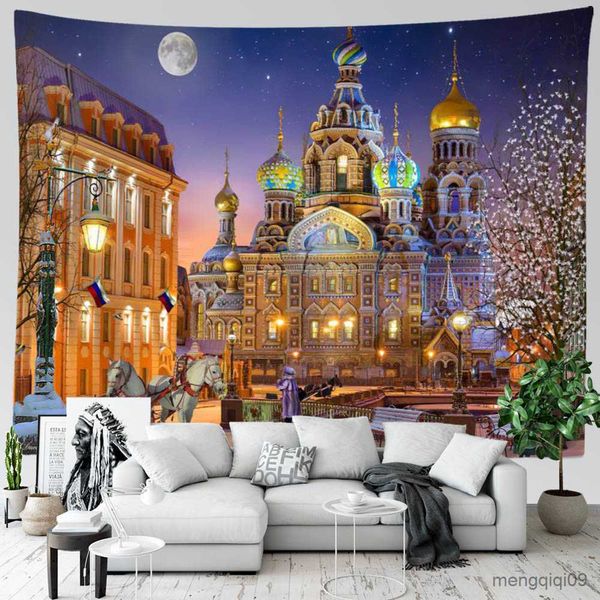 Arazzi Telecamere a cupola SepYue Cielo stellato Arazzo da parete Appeso a parete Decorazione natalizia Boho Arredamento camera da letto Hippie Tapisserie Coperta psichedelica Sottile R230714