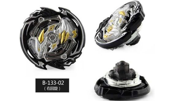 4D Beyblade B-X TOUPIE BURST BEYBLADE SPINNING TOP Doppia battaglia in lega B-133-02 Assemblaggio giroscopio giocattolo XD168-30C