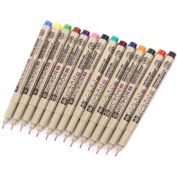 Marker SAKURA XSDK Neelde Stift Zeichnung Set Pigment Micron Skizze Wasserfest Fine Liner Anime Cartoon Signature 230713