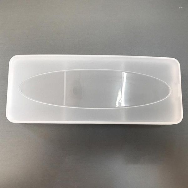 Occhiali da sole Custodia per occhiali Clip Specchio Scatola da imballaggio per pellicola da appendere universale Scatola di plastica trasparente opaca