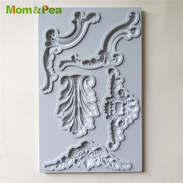 Attrezzi per torta Mom Pea GX269 Stampo in silicone a forma di deco Decorazione fondente 3D Food Grade 230714
