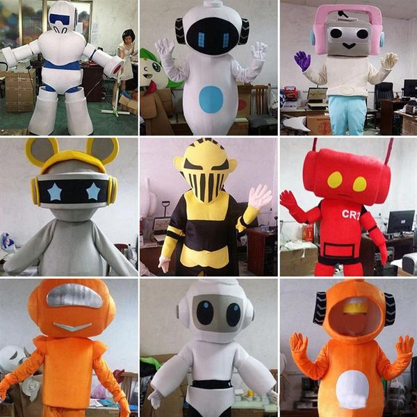 2019 fabbrica Cartoon robot mascotte costume walking cartoon performance doll costumi attività per eseguire propaganda aliena342q