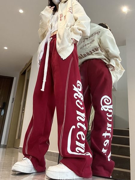 Damenhosen Capris Y2K Damen Street Apparel Techwear Cargo Korea Harajuku Parachute Super Track Pants Sporthosen Wide Leg Jogger Hosen Kleidung 230714