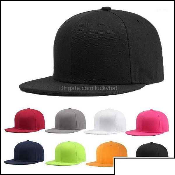 Top Caps Şapkalar Eşarplar Eldivenler Moda Aessories Ly Sports Beyzbol Kapağı Boş Düz Snapback Golf Street şapka Erkekler Kadınlar1 Drop de Dhy8a