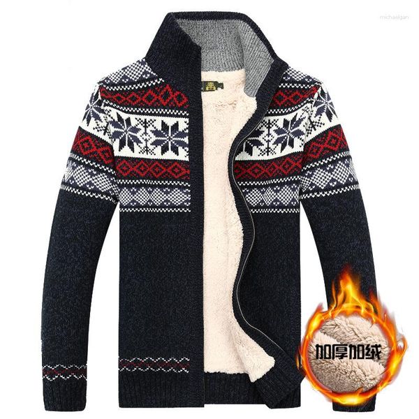 Damenpullover Top Grade Autum Winter Marke Mode Gestrickte Männer Strickjacke Pullover Geometrische Muster Casual Mäntel Jacke Herren Kleidung 2023