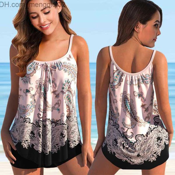 Costumi da bagno da donna Set da due pezzi Tankini da donna 2023 Set da bikini sexy da donna nuovo Moda estiva Costume da spiaggia monokini grande Bikini Costumi da bagno da donna Z230717