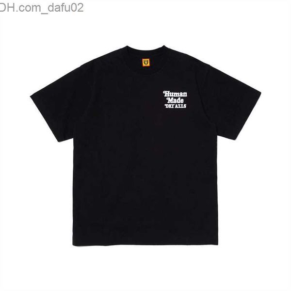 T-shirt da uomo HUMAN MADE GRIL'S DON'T GRY T Shirt Uomo Donna T-shirt Nero Bianco Top Tees Z230714