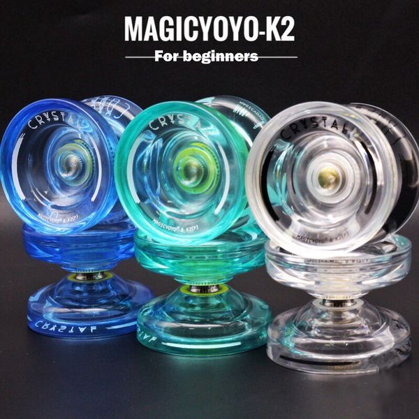 Yoyo Upgrade 8 colori MAGICYOYO K2P stampato ad iniezione Premium Fancy Novice Entry Level 1A3A5A Crystal YoYo Kids Classic Toy Gift 230713