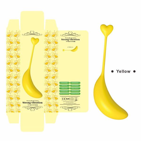 Vibratori Wireless banana Egg Vibrator Remote Control Mini Bullet Massager 10 modalità stimolatore per le donne 230714