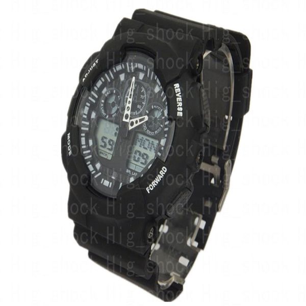 classico orologio da polso da uomo di marca modello 100 Sport doppio display GMT LED digitale reloj hombre orologio militare dell'esercito relogio mas299L