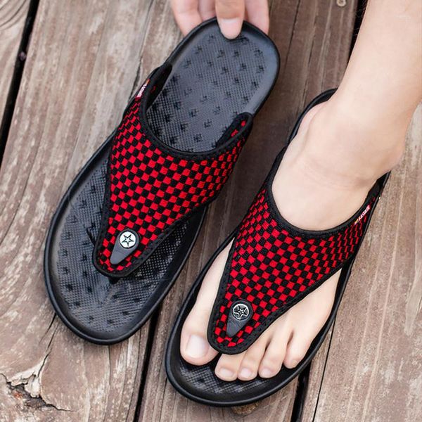 Terlik Maedef Masaj Flip Flops Erkekler Yaz Plaj Sandalet Konforlu Banyo Moda Ayakkabı 2023