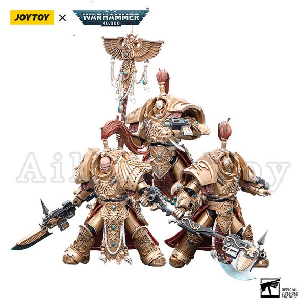 Eylem Oyuncak Figürleri Joytoy 1/18 Aksiyon Şekil 40K Allarus Terminator Anime Askeri Model 230714