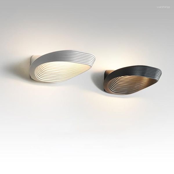 Wandlampen, moderne hohle Ripple-Lichter, Innendekoration, Atmosphärenlicht, minimalistische Treppenganglampe für Wohnzimmer, Schlafzimmer, Café