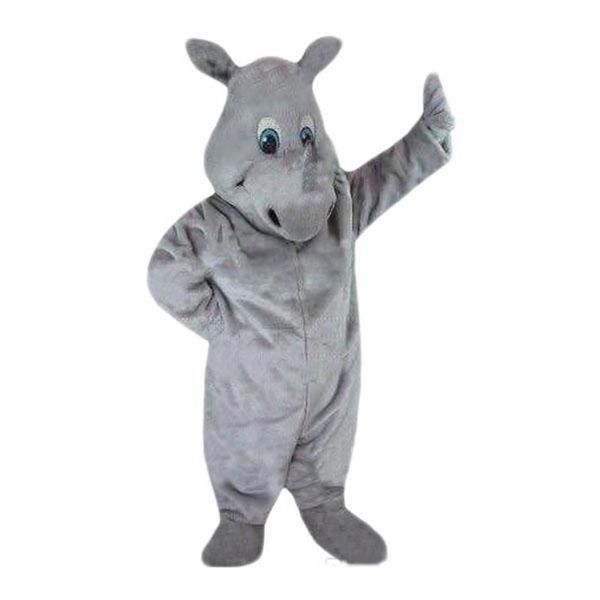 2020 Yepyeni Rhino Maskot Kostüm Karakter Yetişkin SZ 2348