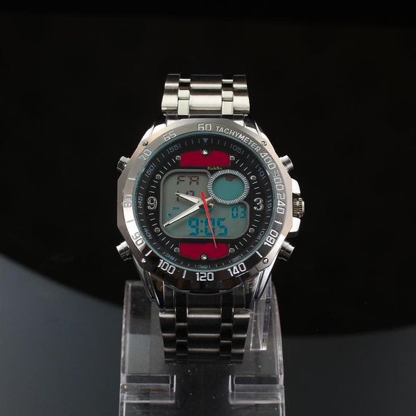 Новейшая дизайн бренда в 2015 году, светодиодные, цифровые кварцевые часовые часы. Мужчины 30 м.