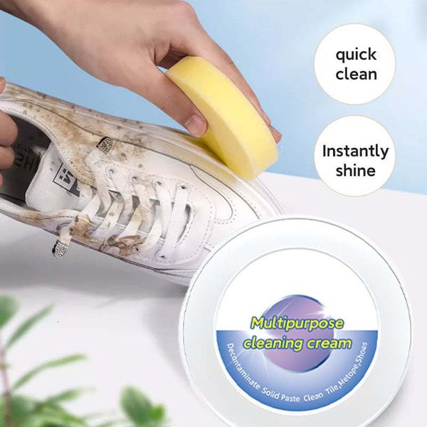 Altro Organizzazione delle pulizie 260g Crema per la pulizia delle scarpe bianca Manutenzione multifunzionale delle scarpe sportive Kit per la pulizia delle scarpe sneaker clean 230714