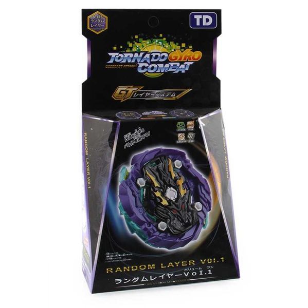 4D Beyblade TOUPIE BURST BEYBLADE SPINNING TOP B-143 Random Layer Vol.1 Set completo con lanciatore di righello a due vie Giocattoli per bambini