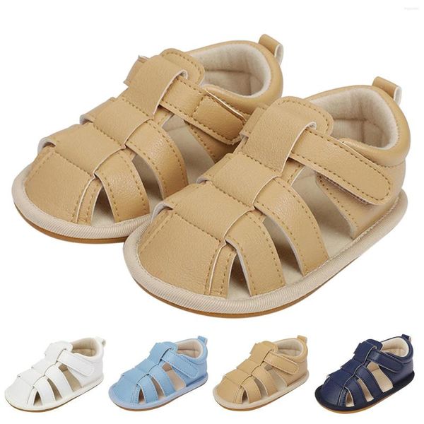 Andador First Walkers Infantil Bebê Menino Menina Sandálias Nascidas Bota Macia Antiderrapante Plana Respirável Andador Infantil