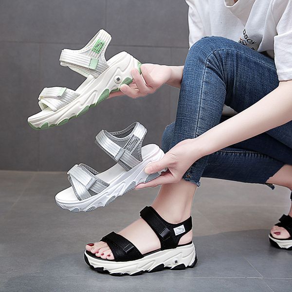 Sandálias Summer Sports Daddy Sandals Women Ladies Shoes Moda Casual Antiderrapante Plataforma Antiderrapante Sapatos de Praia Sandalias De Mujer 230714