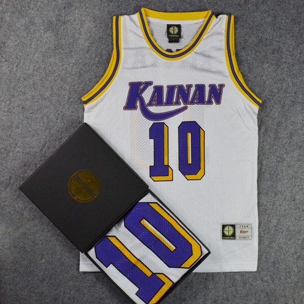 Canotte da uomo Suramu Danku Kainan High School Basketball Team No10 Kiyota Nobunaga Cosplay Top Vest SD Sport Jersey 230713