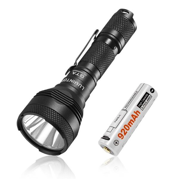 Lumintop GTA EDC Mini Flashlight 550LM Torch Outdoor Lighting By 14500 AA Батарея для самообороны повседневного переноса Camping335Y