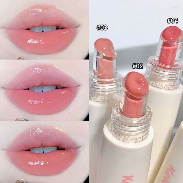 Lip Gloss Mirror Jelly 4 Colors Lasting Hydrating Glossy Glaze Serum Hidratante Crystal Liquid Batom Maquiagem Cosméticos