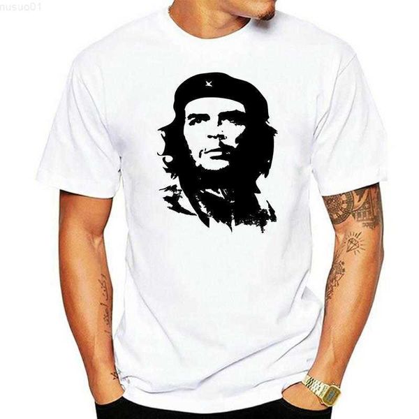 Мужские футболки Che Guevara Encred Print Print Mens Shirt S-3XL Retro L230715