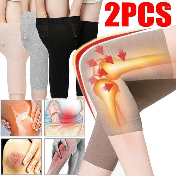 Frauen Socken 2PCS Baumwolle Kalt-beweis Unterstützung Knie Pad Brace Warm Für Arthritis Joint Schmerzen Relief Sport Massage bein Wärmer